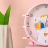 Cartoon new cute alarm clock living room bedroom home metal clock cat small seat clock