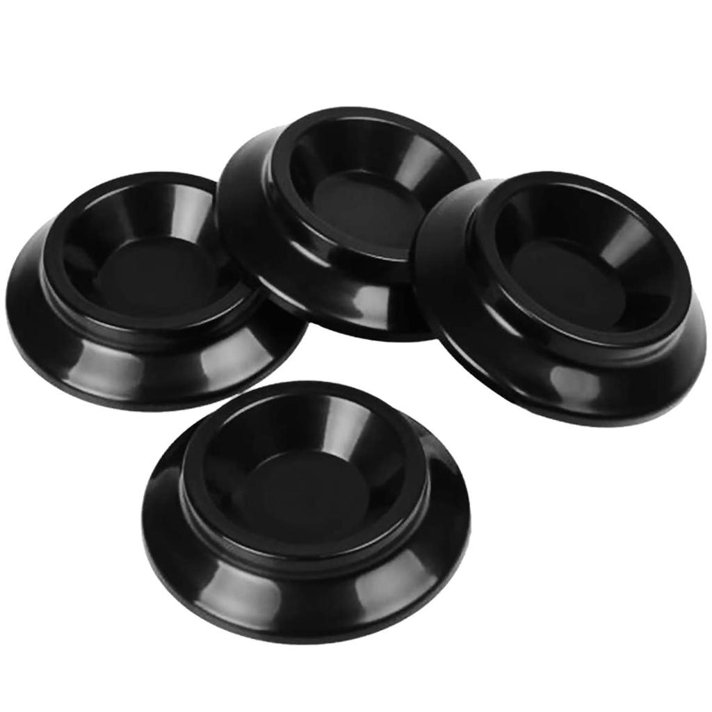4 Pcs Piano Non-Slip & Anti-Noise Foot Pad Plastic Pianos Caster Cups Floor Protector for Vertical Upright Piano
