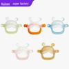 Silicone Baby Teething Stick with Anti-Eating Cover - Fun Mushroom Design, Chewable & Boilable Baby Toy