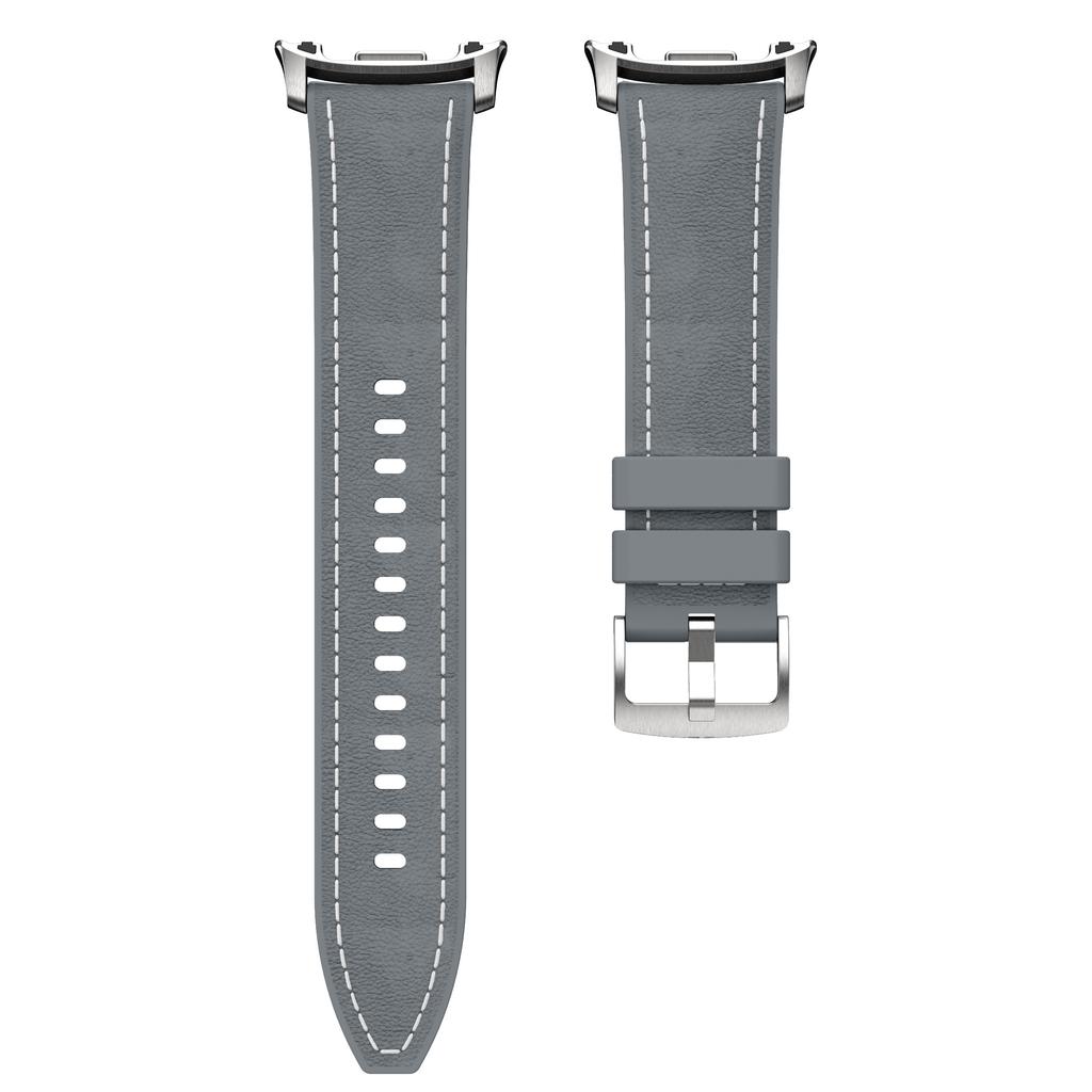 Original Silicone+Leather Strap for Samsung Galaxy Watch 8 Classic 46mm Comfortable Bracelet Galaxy Watch 8 40mm 44mm Wristband
