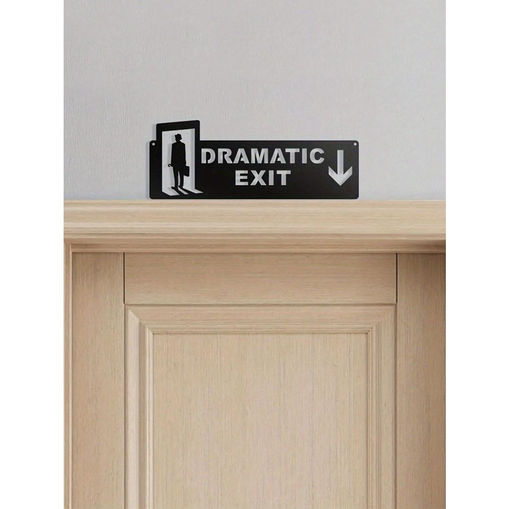 Metal Wall Art Decor Plaque Sign Home Office Kitchen