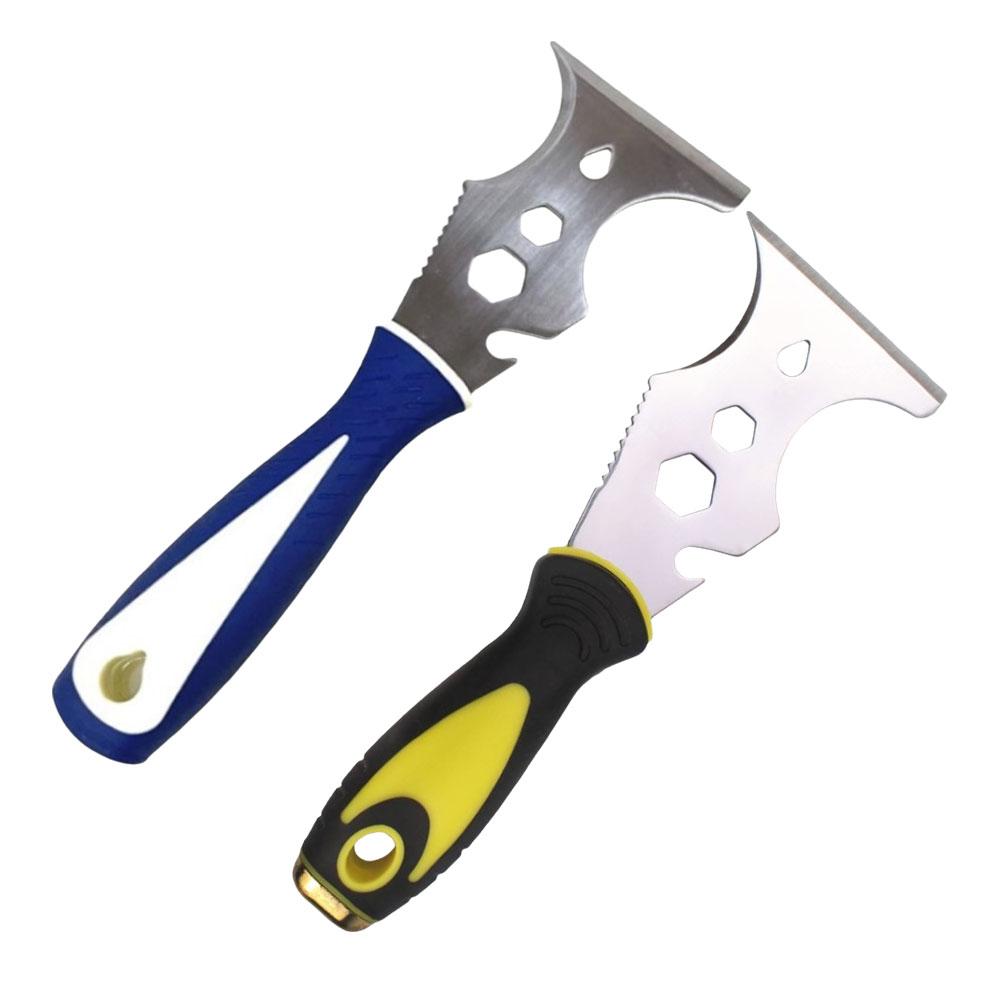 15 In 1 Multi Use Putty Knife Steel Paint Scraper Removal Construction Tool For Wallpaper Can Opener Home DIY Too Z3O6