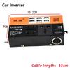 1pcs Car Inverter Inverter Auto Trucks Vehicles Cars Common Suit DC 12V-24V To AC 220V LED Display Power Converters Accessories