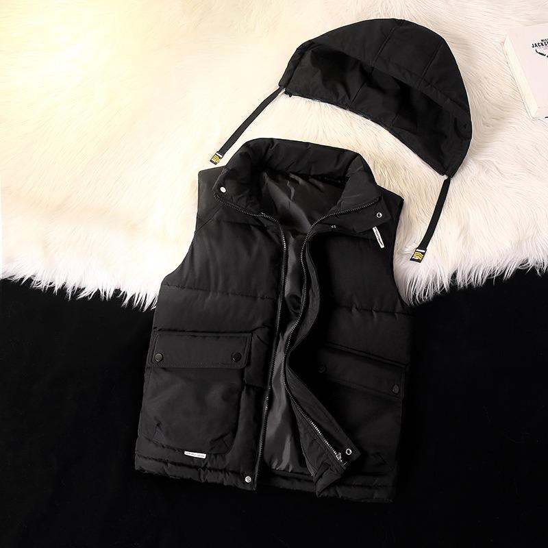 Herbst- und Winter-Werkzeugbaumwolle Weste Herren Winter große Taschen tragen warme Baumwolljacke lockere Weste