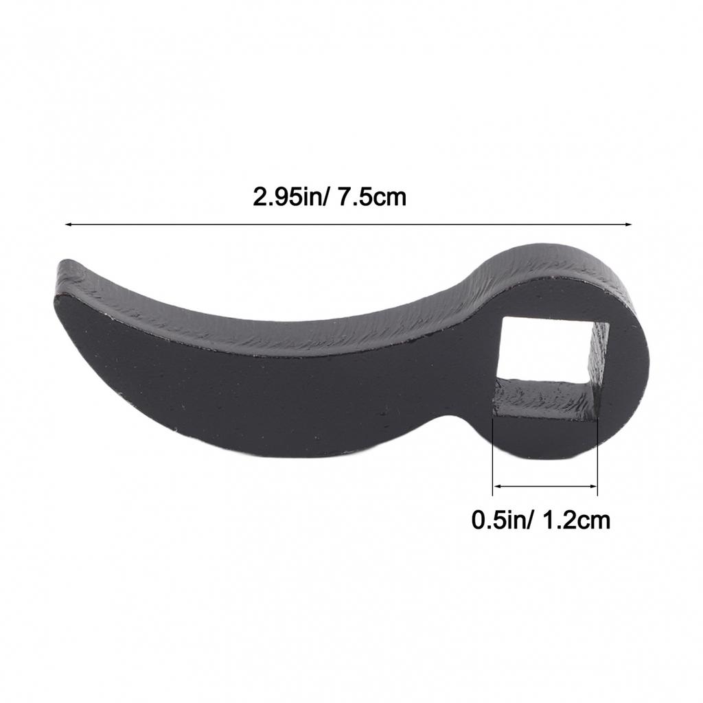 1/2 Drive Compatible Pry Bar Adapter Head for Automotive Repairs and Tool Use