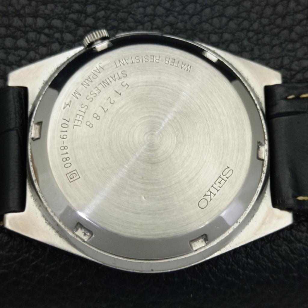 JAPAN VINTAGE SEIKO 5 AUTOMATIC 7009A MENS ORIGINAL DIAL WATCH A702378-5 R124-a702378
