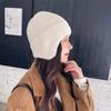 Soft Material Earflap Winter Hat Knitted Beanies Cap Fashion Knit Ski Hat  Outdoor Activities
