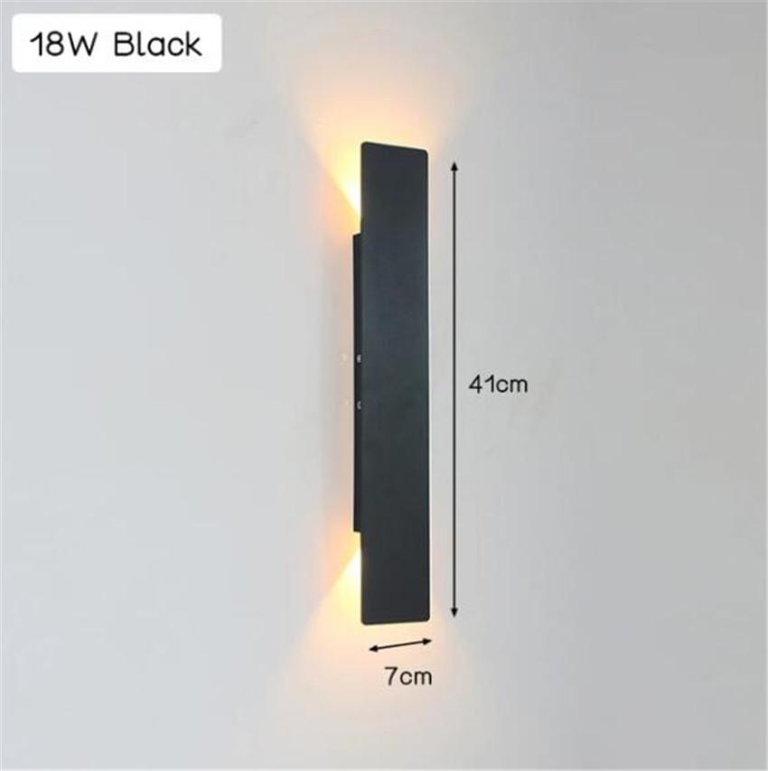 Modern LED Waterproof Outdoor Wall Lamp IP65 Aluminum up down Sconce Indoor Decorative Lighting