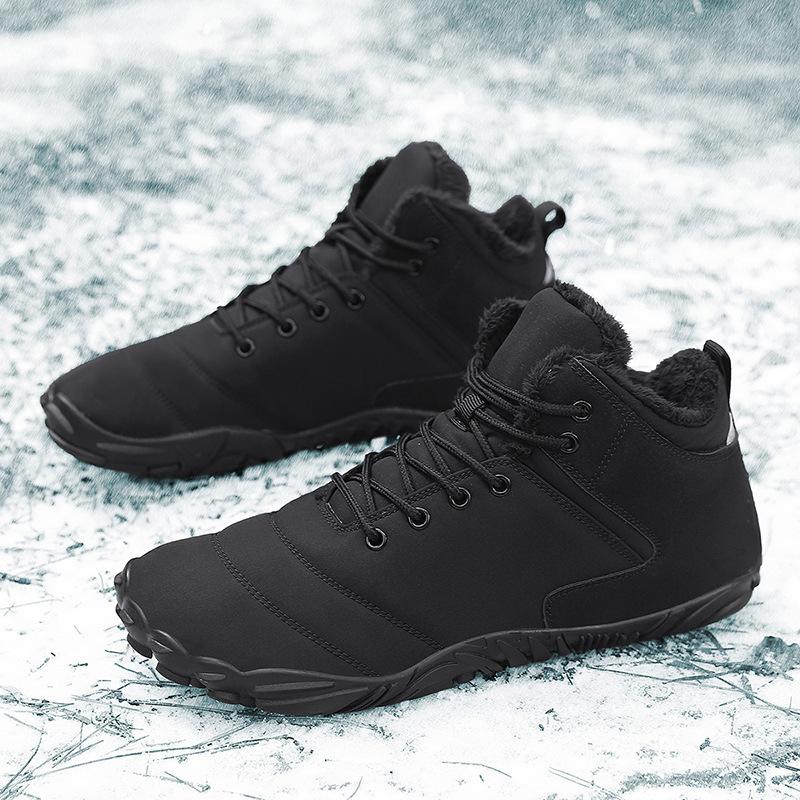 

Новая уличная обувь для пары, нескользящие зимние ботинки, мужские и женские высокие хлопковые ботинки, женские зимние ботинки 36