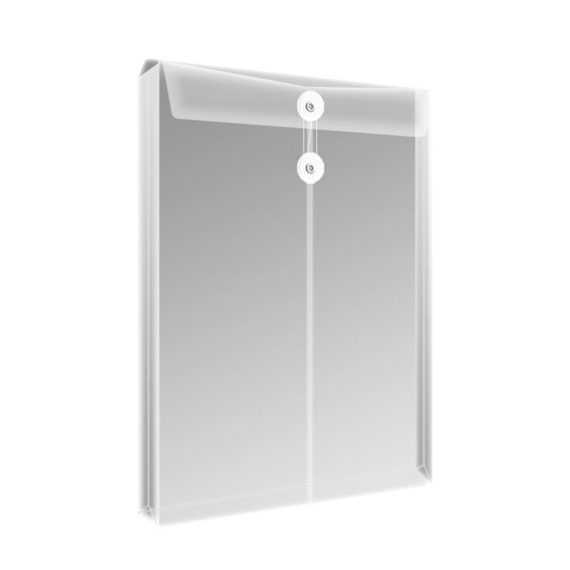 12 Stück A4 Aktenordner mit Schnurverschluss Büro Aktentaschen Wasserdichte PP Aktentasche Klarsichthülle für Erwachsene Büro