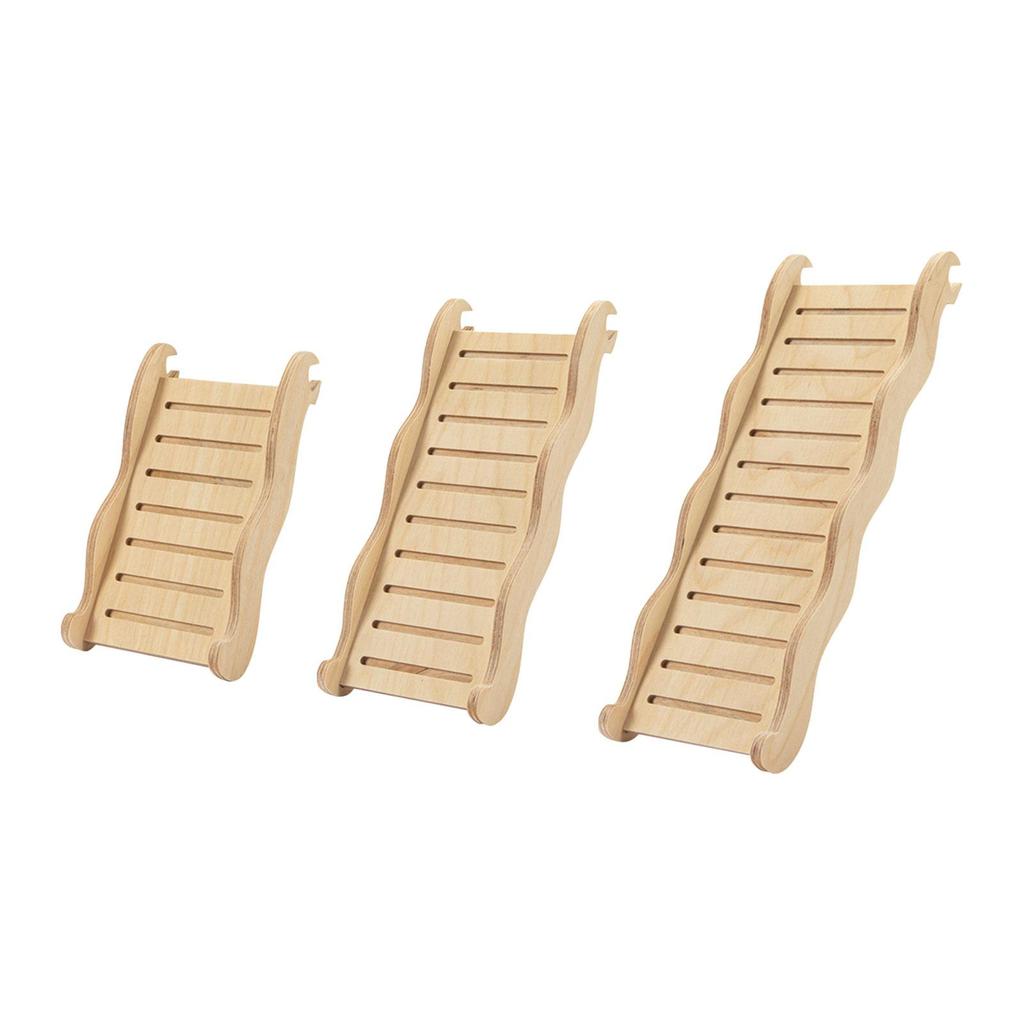 Wooden Hamster Ladder,Ladder Bridge,Activity,Training,Bunny Hutch Ramp Dwarf