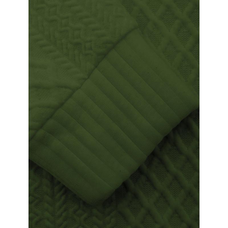 Mens Vintage-Inspired V-Neck Sweatshirt - Comfort Fit, Stand Collar, Durable for Fall/Winter