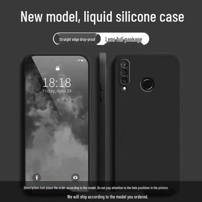 

Huawei nova4e Liquid Silicone Drop-Proof Protective Case: Full Coverage, Solid Color, Skin-Friendly. Huawei nova4e