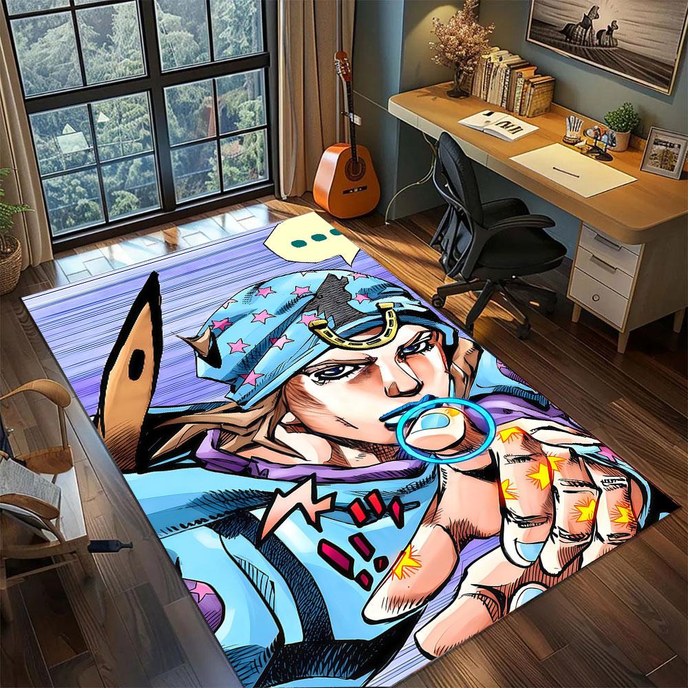 

Joseph Joestar JoJo Carpet for Living Room Bedroom Home Decor Cool Movie Mat Play Floor Mat 60x90cm