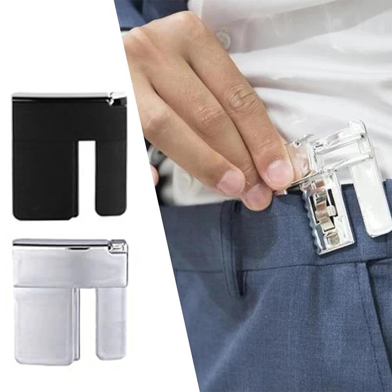 Folding Waist Shrink Clip Multi-Function Clothing Sewing Removable Jeans Pants Adjustment Buckle Elastic Belt Clip Sewing
