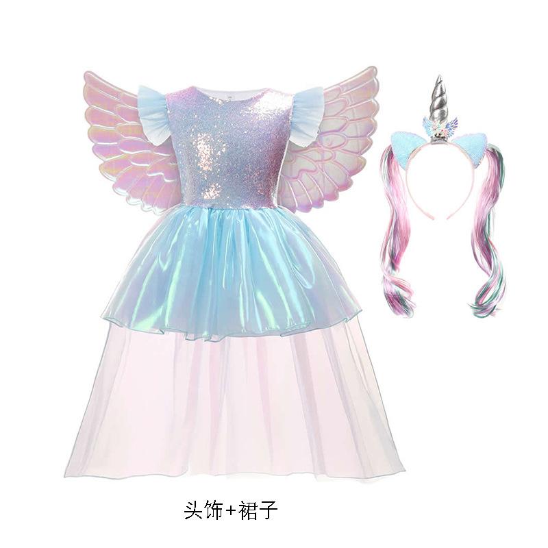 Costum Moș Crăciun Copii Cosplay Fustă Rochie Roșie Haine cu Pălărie Petrecere Ka Wah