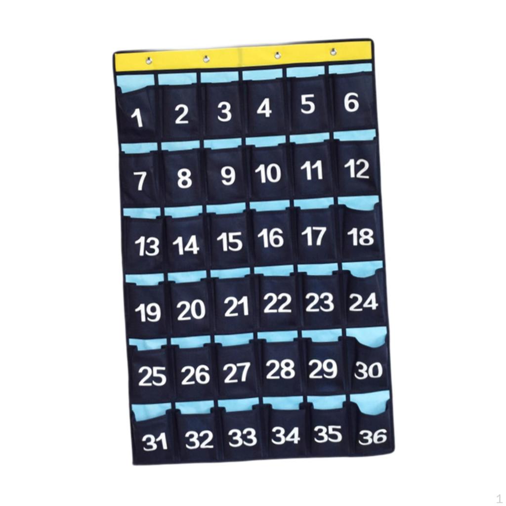 Pocket Chart Hanging Wall Door Storage Organizer Decor Easy Install Bag Holder for Sundries