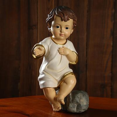Heiliges Baby Jesus Figur Religiöses Ornament Christlich Katholisch Krippe Mini Jesus Puppen Harz Weihnachten Zuhause Schreibtisch Dekoration