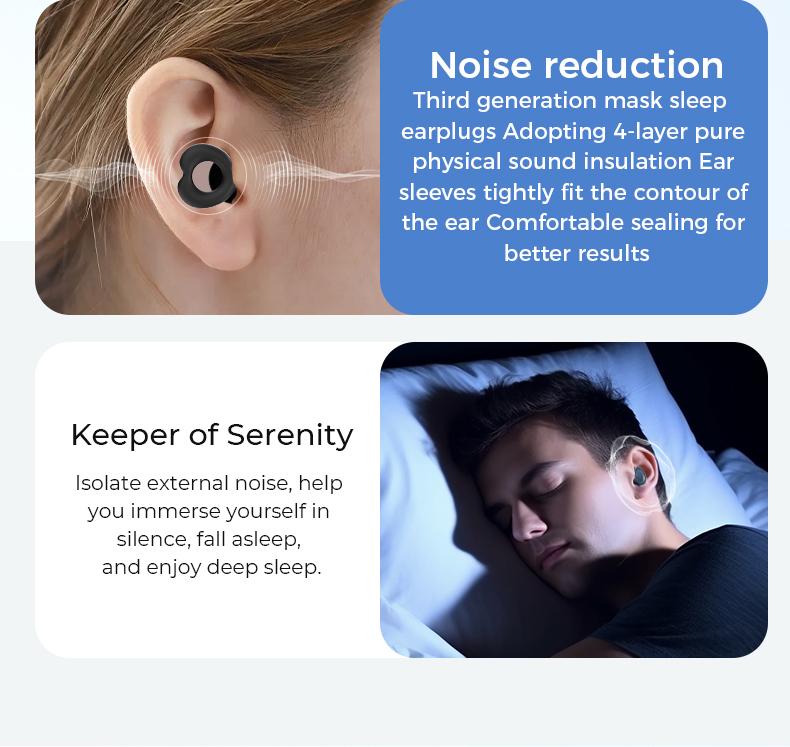Silicone Breathable Noise Cancelling Ear Plugs for Noise Reduction and Sleep 2026