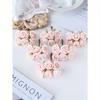 1 Bundle (6 Heads) Artificial Bouquet MINI Rose Tea Bud Letter DIY Wreath Material Candy Box Accessories Home Wedding Decoration Bride Wrist Flower