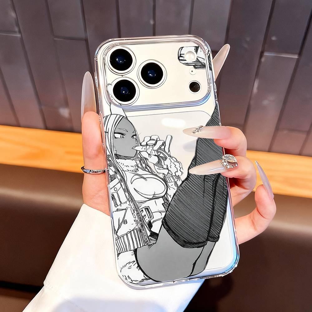 Rumi Usagiyama Mirko Phone Case For iPhone 7,17,16,15,14,13,12,11 Pro,Max,Plus,XR,Mini,E Clear Full-coverage Soft Cover