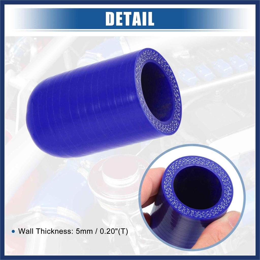 ARISELIFT Silikonkappe mit 28mm Innendurchmesser Blaues Schlauchband für Heizungsbypass-Vakuumanschluss Fahrrad