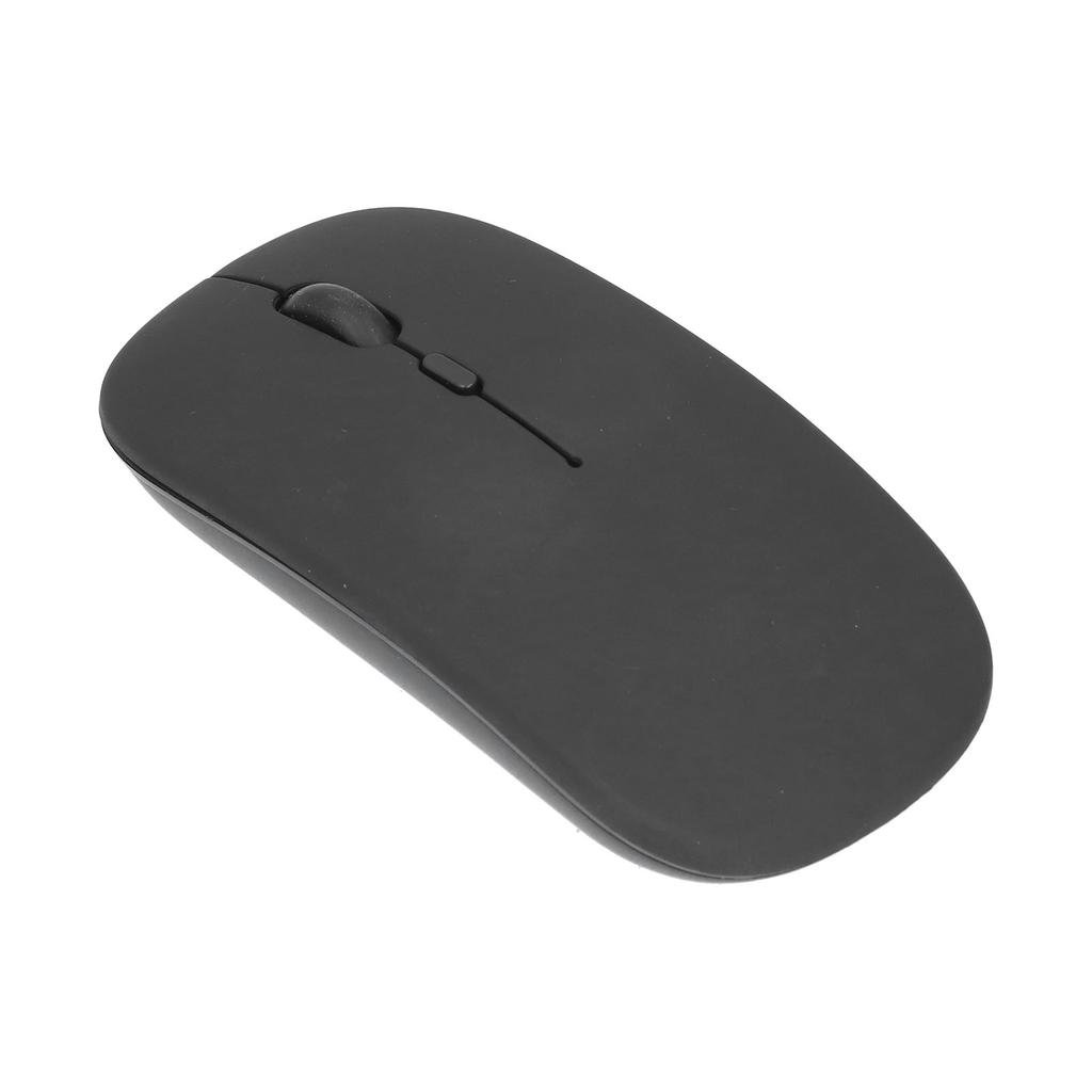 Wireless Mouse Rechargeable DualMode 2.4G Ergonomic Mute Optical Computer Accessories(Black )