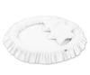 Nest with frill - white