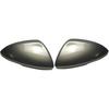 1 Pair Side Rear View Mirror Cover Cap Trim Gray Plastic 19353645 19353644 Compatible For Chevrolet Cruze 2017 2018 2019