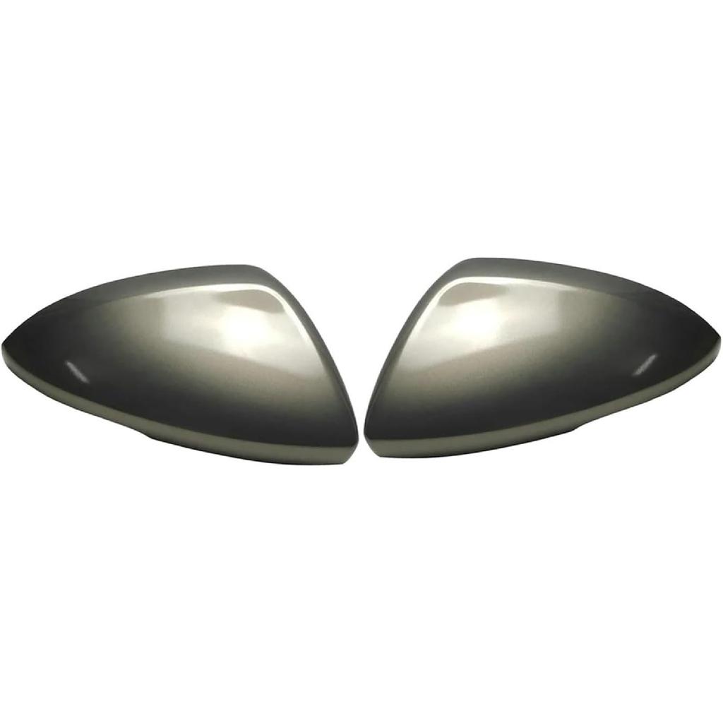 1 Pair Side Rear View Mirror Cover Cap Trim Gray Plastic 19353645 19353644 Compatible For Chevrolet Cruze 2017 2018 2019