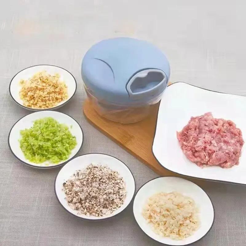 Garlic Mud Splasher Multifunctional Vegetable Cutter Handheld Meat Grinder Modern Minimalist Home Kitchen Manual Ginger Grinder