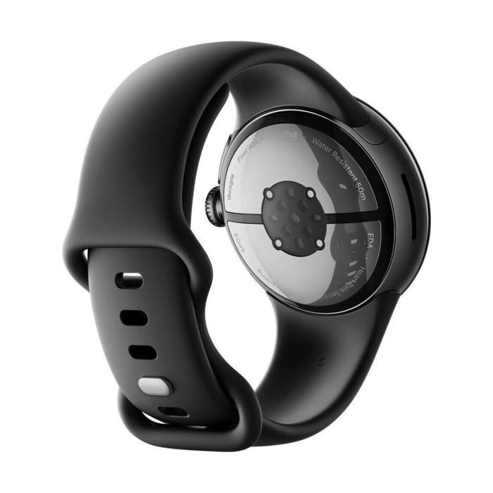 Montre connectée - google - pixel watch 2 - aluminium noir mat - bracelet sport noir - 4g lte