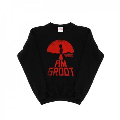 Boys Guardians Of The Galaxy I Am Groot Red Sweatshirt