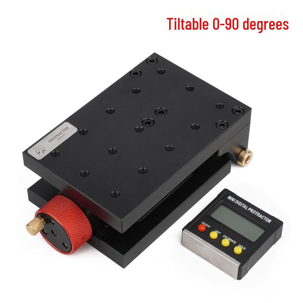 Adjustable Tilt Workbench Drilling Base for Woodworking