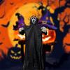 Halloween Flying Scarecrow Without Metal Rod, Large Scary Scarecrow, Creepy Animated Halloween Decoration For Outdoor Yard Porch