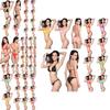 Sexy Womens Bikini Bandage Swimsuit Swimwear Bathing Suit Candy Solid Color