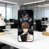 D-Deaths N-Notes L-Light Y-Yagami K-kira Phone Case For iPhone 17, 16,15,14,13,12,11 Plus,Pro Max, Others Soft Black Cover