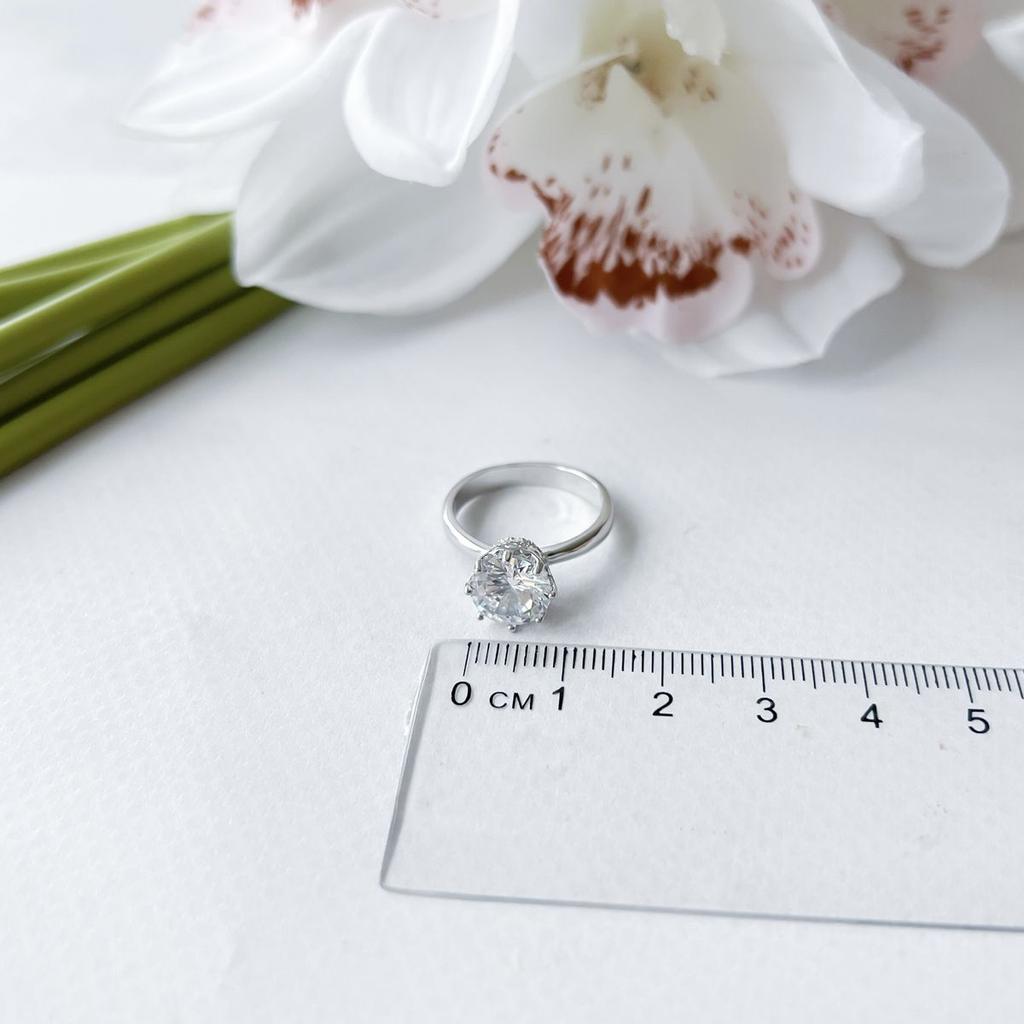 Silverring med cubic zirconia, produktvikt 3,74 g (2152132)