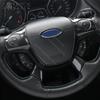 fit For ford Focus Escape Kuga C-Max 3pc Carbon fiber color Steering Wheel Cover