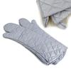 1-2pcs Oven Gloves Long Cotton Oven Mitts BBQ Glove Kitchen Accessories 23In Heat Resistant Anti-hot Baking Gloves Cooking Tool
