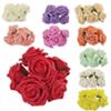 0Pcs Wedding Flowers Foam Roses Artificial Bride Delicate Colorfast Candy
