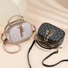 Fashion Chic Print Small Square Handbag For Ladies, All-Match Multiway Shoulder & Crossbody Casual Bag