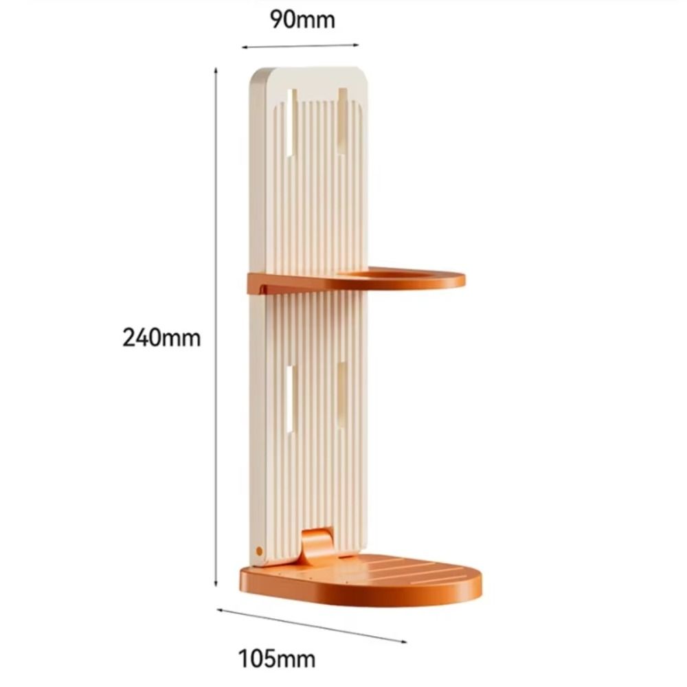 Foldable Shower Rack Adjustable Shampoo Bottle Holder Multi-Purpose Body Wash Storage Rack