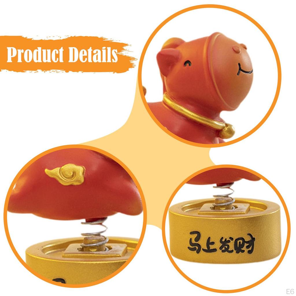 Horse Art Figurine Modern Rich Statue for Restaurant Office Guest Room A