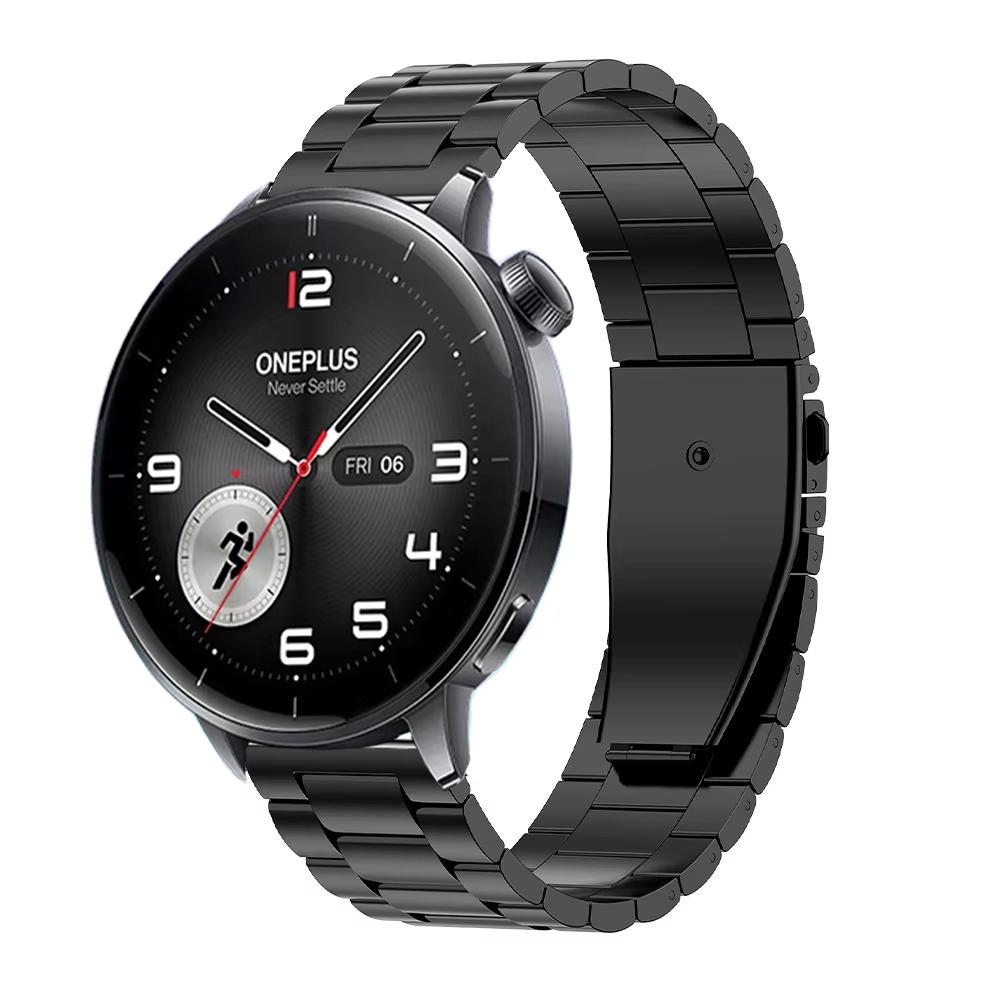 Correa Metálica de 22 mm 18 mm 20 mm para Oneplus Watch Lite/2 2R/3 46 mm 43 mm Pulsera Reemplazable para OPPO Watch S/X2 mini/4 Pro Pulsera