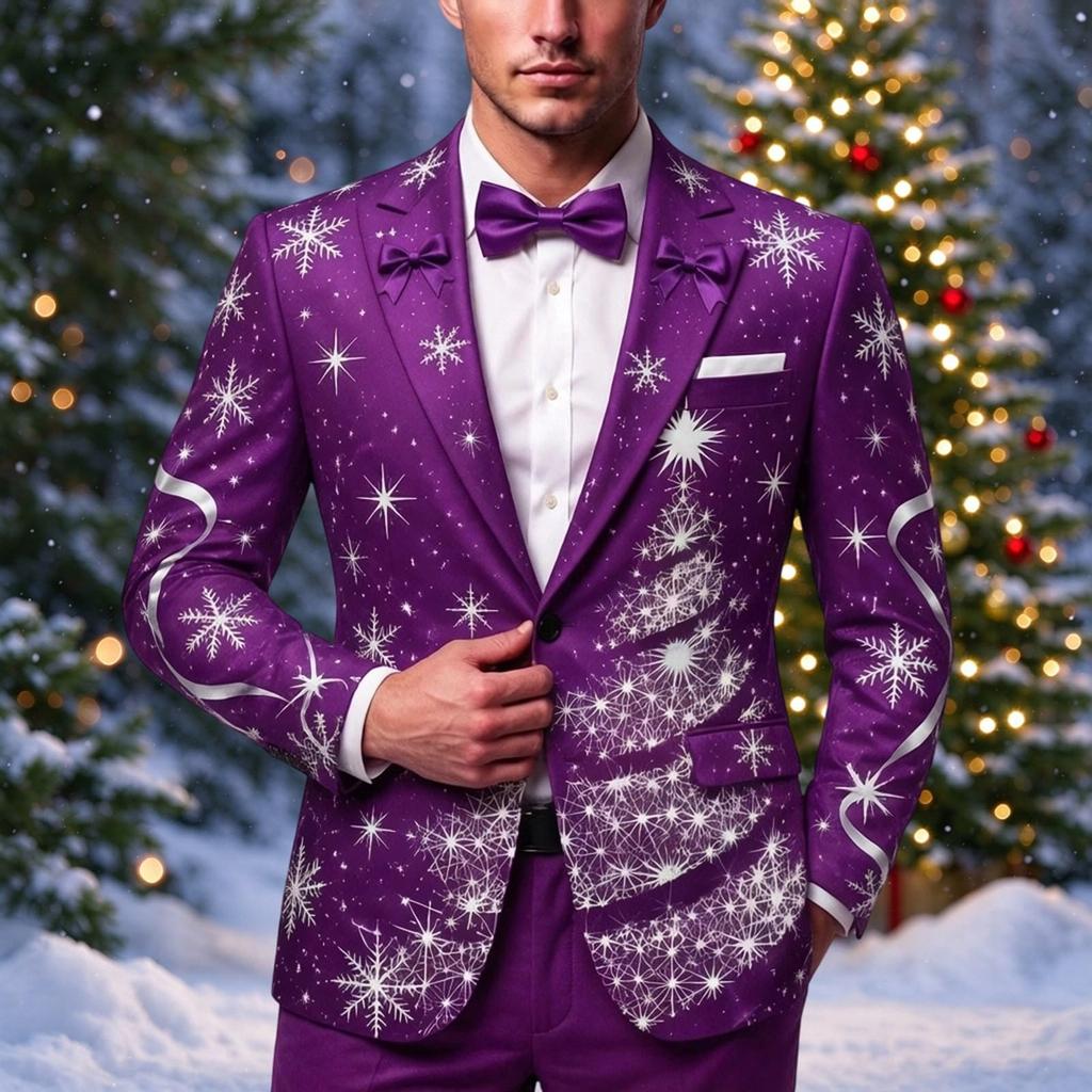 Giacca Casual da Uomo con Bottoni e Stampa per Business Casual e Uso Quotidiano