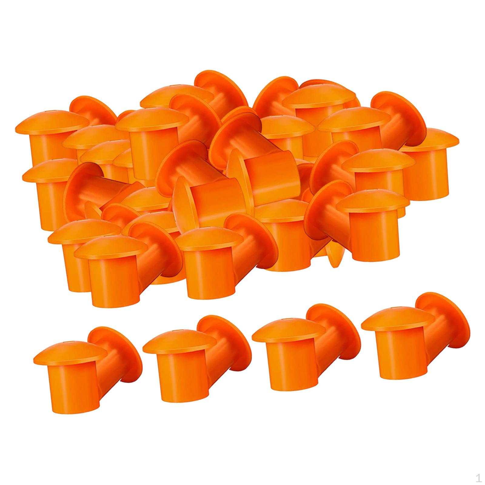 

100x Защита Предотвращает Травмы Носите Защиту Концов Стальных Стержней для Бетонных Кольев