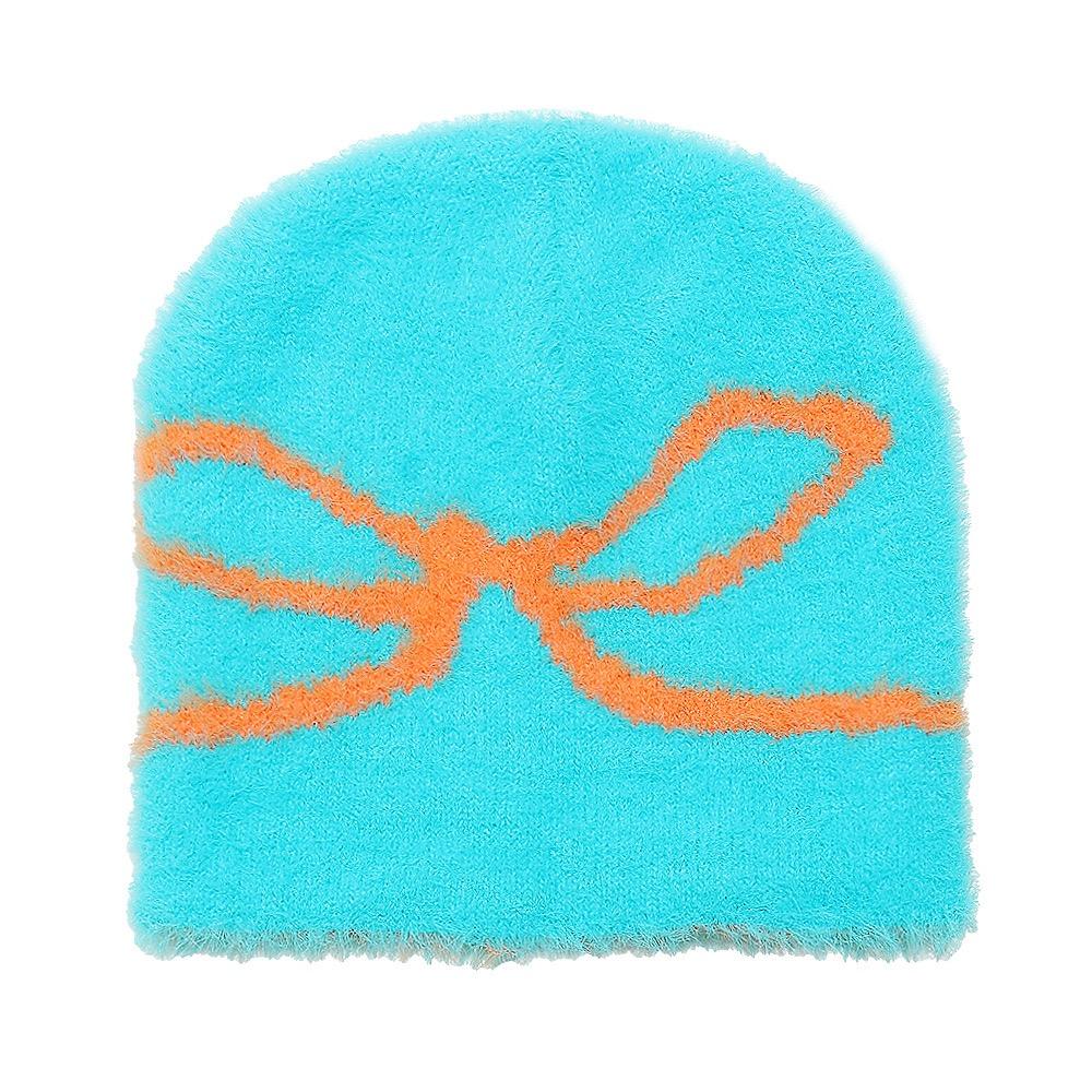 New Plush Jacquard Beanie Customizable Warm Winter Hat Fashionable Colorful Common Hand-Knitted Outdoor