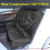 Car Seat Cover for Front Rear Seats Waterproof Antifouling Dust Covers for Steering Wheel Trunk Mat