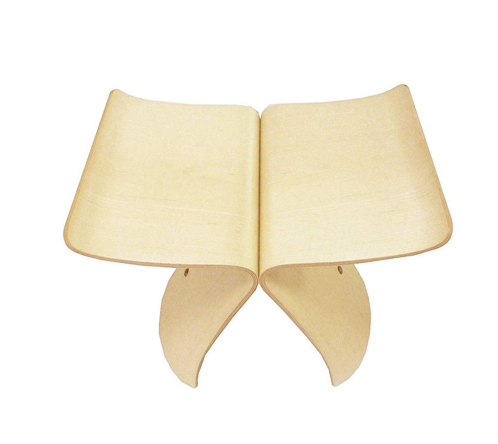 Tendo Mokko Butterfly Stool Maple S-0521 MP-NT